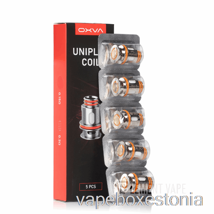 Vape Box Estonia Oxva Uniplus Asenduspoolid 0,15ohm Uniplus Coils